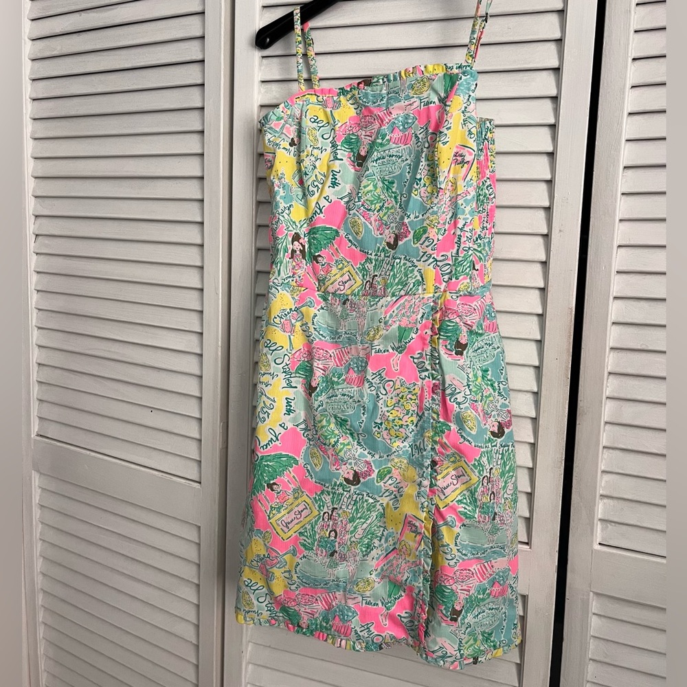 Lilly Pulitzer romper dress with shorts underneath brand new Jesse ruffle romper